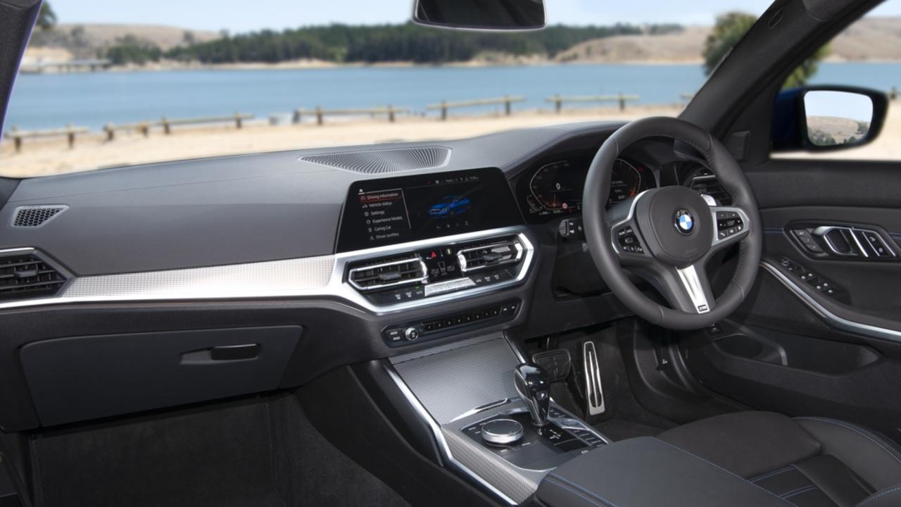 The 3 Series’ cabin feels properly premium.