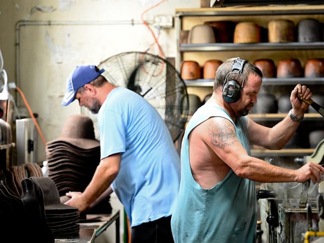 Staff hard at work inside the factory this week. Picture: Jeremy Piper