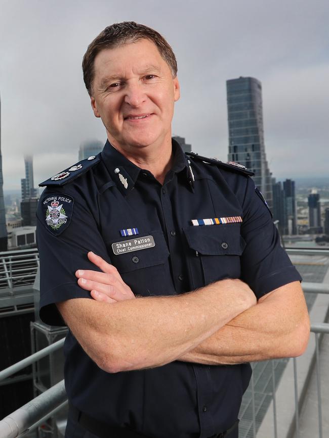 Chief Commissioner Shane Patton. Picture: Alex Coppel