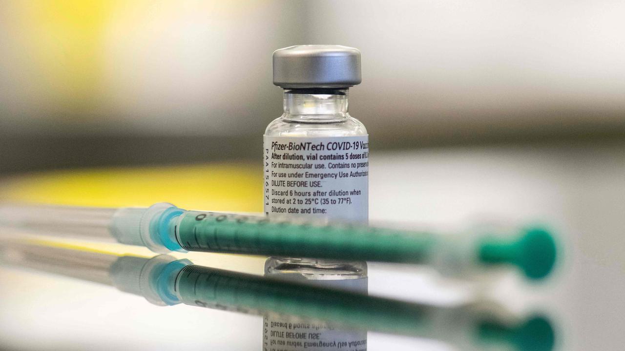 A total of 2.5 million Australians have received their first dose of the coronavirus vaccine. Picture: AFP