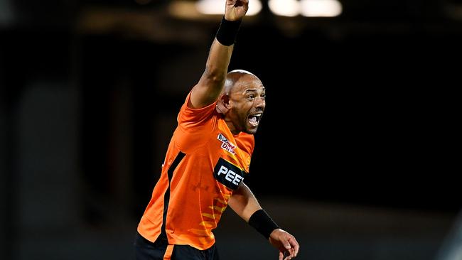 Tymal Mills is locked out of Perth. Picture: Steve Bell/Getty Images