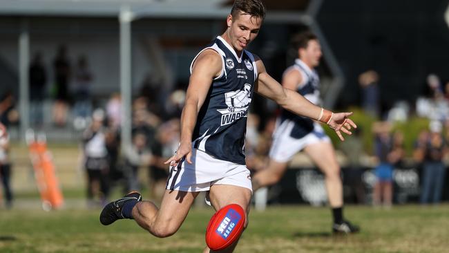 WRFL footy: Hoppers Crossing's Braden Ferrari. Picture: LOCAL LEGENDS PHOTOGRAPHY