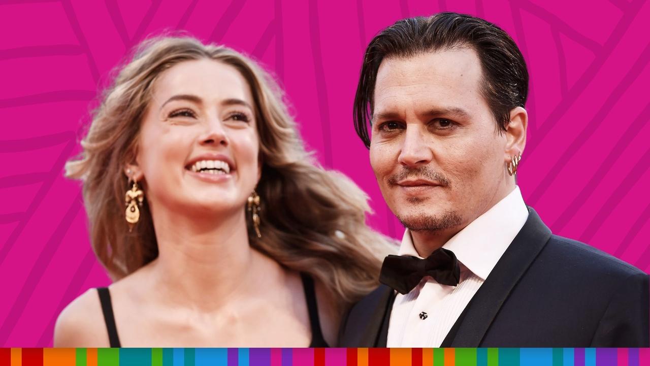 Amber Heard and Johnny Depp on the red carpet shortly after they were married in 2015. Picture: Ian Gavan/Getty Images.