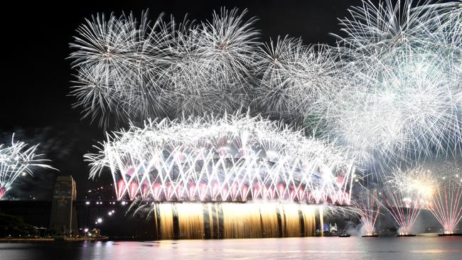 You’ll have front row seats to the fireworks if you choose to celebrate New Year’s Eve at the Sydney Opera House. Picture: AAP Image/Dean Lewins