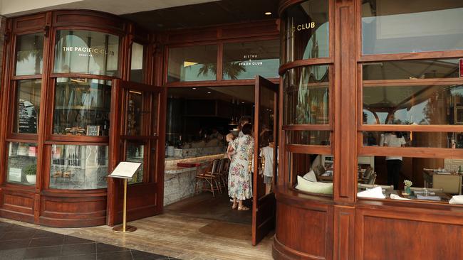 The exterior of the Pacific Club in Bondi.