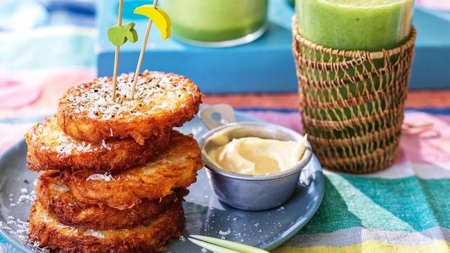 Parmesan hash browns.