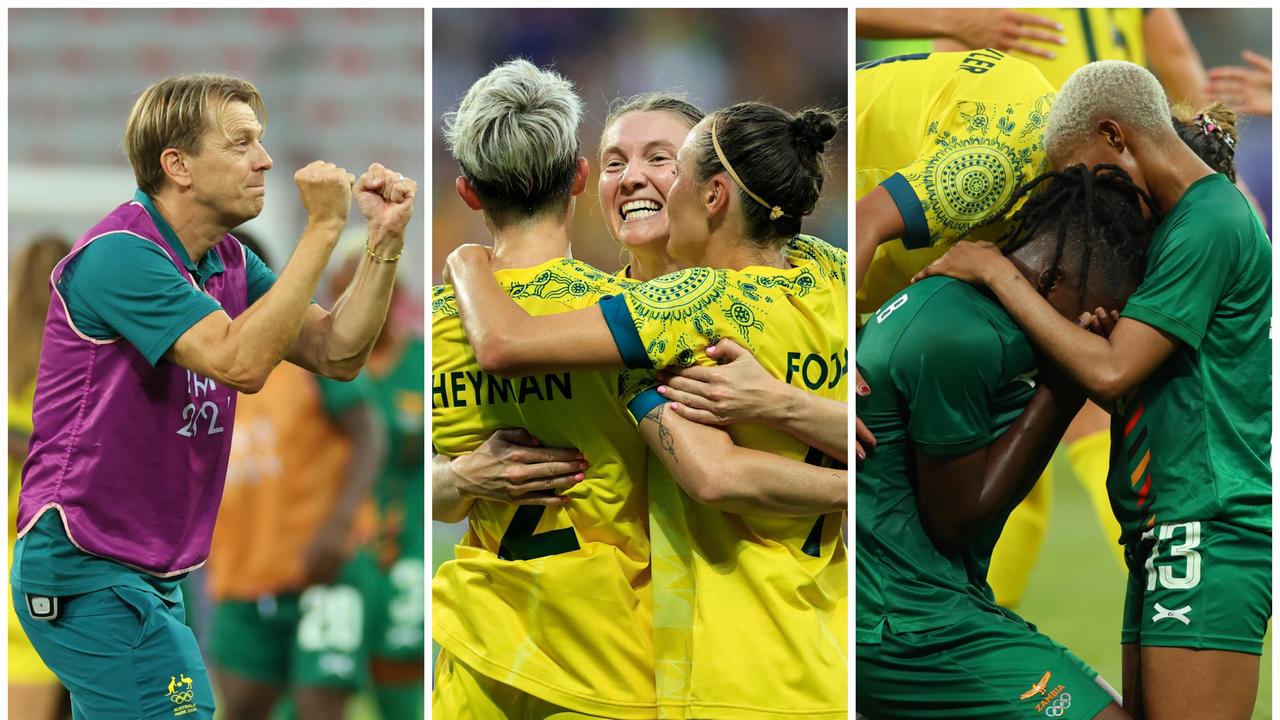 Matildas score four unanswered goal in miraculous Olympic comeback against Zambia