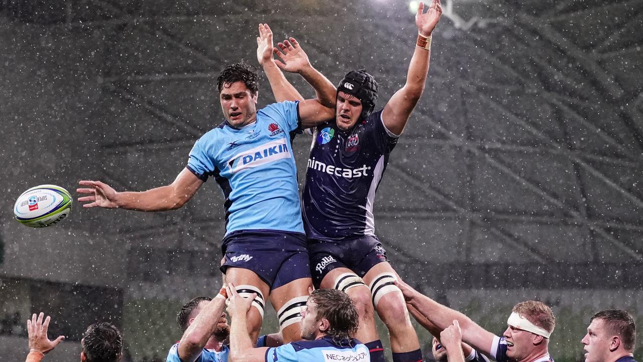 An NFL-style combine may kick off the resumption of the Super Rugby. (AAP Image/Scott Barbour)