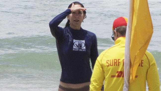 Princess Mary and her brood were swimming between the flags at the time of the rescue. Photo: INFphoto.com