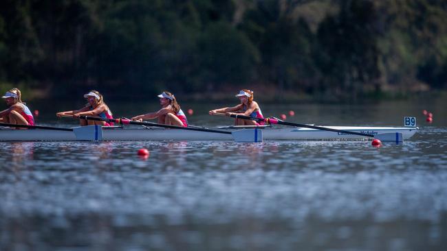 2024 Brisbane Schoolgirl Rowing Association Championship. Photos by Stephen Archer.