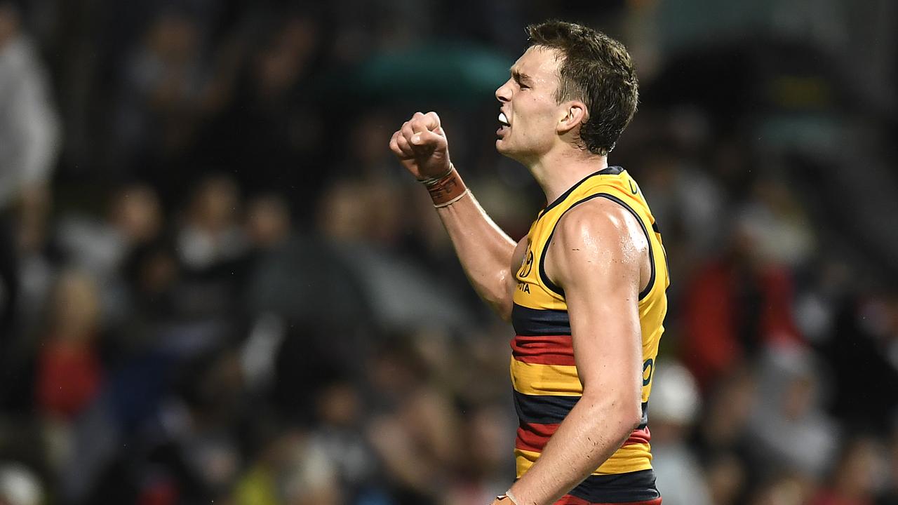 A call up to the Crows senior side is not too far away for Riley Thilthorpe Picture: Getty Images