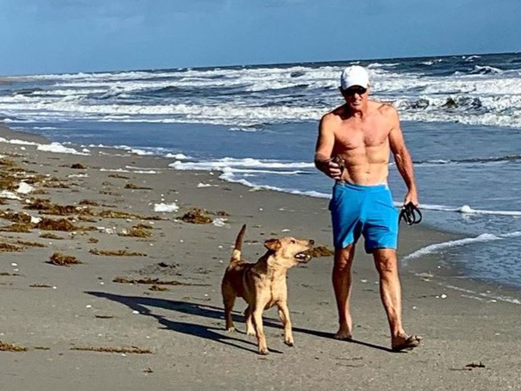 Golf News 2020 Greg Norman Shirtless Instagram Photo Herald Sun 