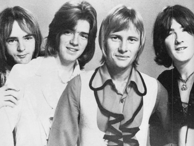 Wheatley with band members of The Masters Apprentices in 1969.