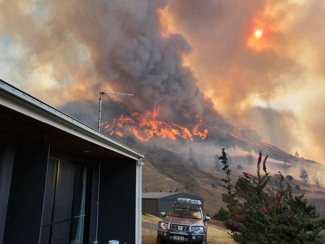 BUSHFIRE CRISIS: This supplied image shows a fire buring in Illinbah, Queensland on Friday, September 6, 2019.