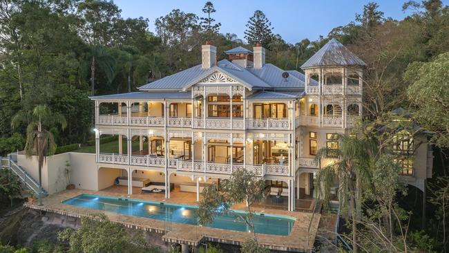 This landmark home at 50 Dauphin Tce, Highgate Hill, sold for circa $10m in 2024.