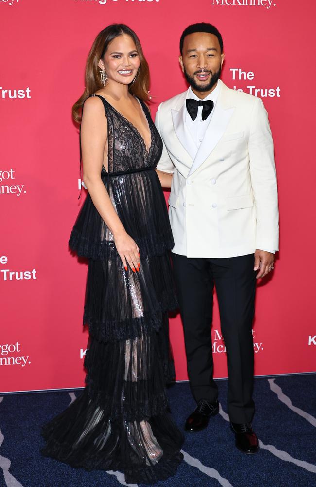 Chrissy Teigen and John Legend attend The King’s Trust 2024 Global Gala. Picture: Theo Wargo/Getty Images