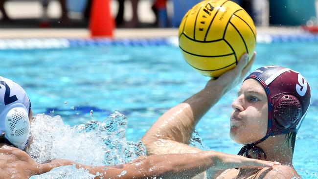 Under 18 water polo action from earlier in the year Picture, John Gass