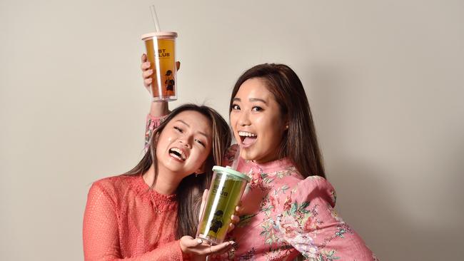 Bubble Tea Club, started by Melbourne friends Pam Yip and Jenny Le, was another crowd-funding success story. Picture : Nicki Connolly