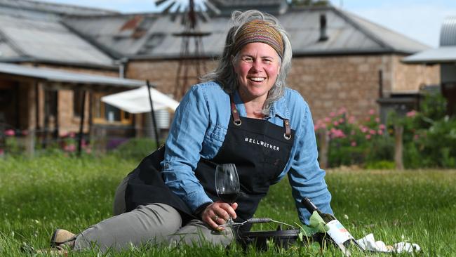 Bellwether wines part-owner Sue Bell. Picture: Tait Schmaal.