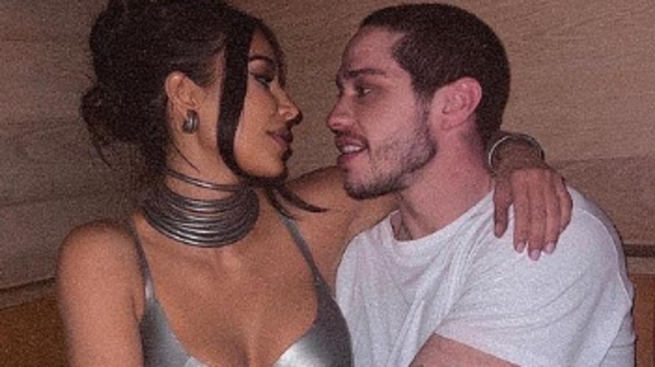 Kim Kardashian and Pete Davidson. Picture: kimkardashian/Instagram