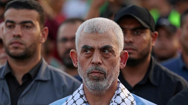 After a career in the shadows, in Israeli prisons and as part of the internal security apparatus of Hamas, Yahya Sinwar rose to lead the Islamist movement in the Gaza Strip. Picture: AFP