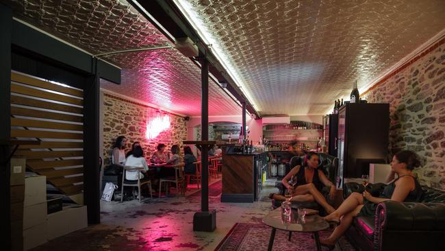 Inside the Hellbound Bar, Adelaide. 2018. Picture: Josh Geelen