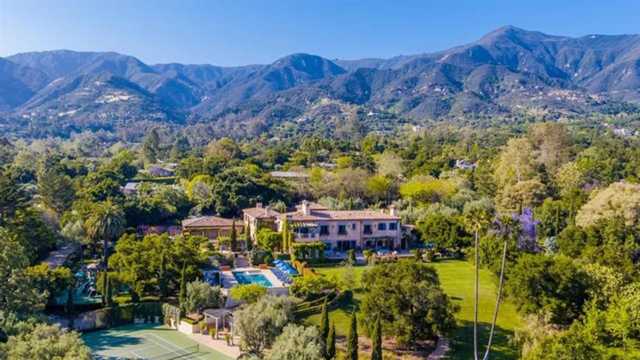 Meghan Markle and Prince Harry’s home in Montecito, in Santa Barbara, California. Picture: Supplied from the sale listing in 2015