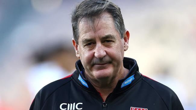 St Kilda coach Ross Lyon wants an end to AFL club academies. Picture: Quinn Rooney/Getty Images