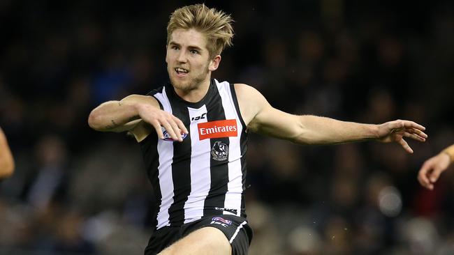 Sam Murray in action for Collingwood. Picture: Michael Klein