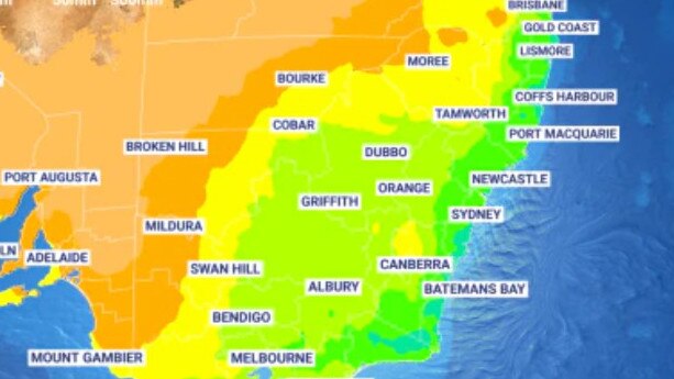 Weather in Australia ahead of Anzac Day.