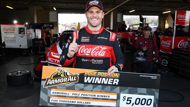 Brodie Kostecki claimed pole position in the 2023 Bathurst 1000. Picture: Morgan Hancock/Getty Images