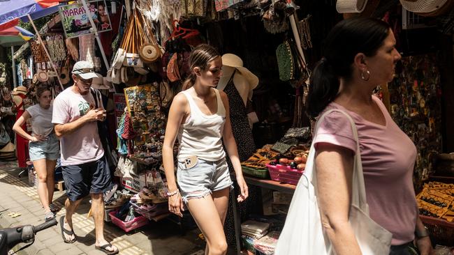 Aussie tourists are being warned to take extra care on Bali streets after increased reports of bag snatching. Picture: Getty Images