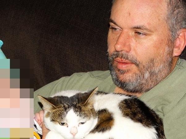 Tony Wittman is accused of storming the Lost Dogs Home in military gear and tying up a woman to see his cat.  Image from Facebook
