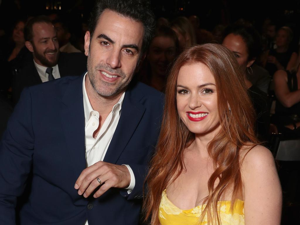 Sacha Baron Cohen and Isla Fisher announced their divorce on social media after 13 years of marriage. Picture: Todd Williamson/Getty Images for AACTA