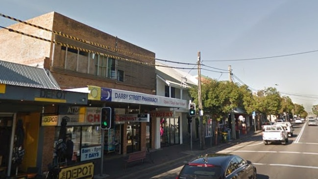 Dary St Pharmacy at Cooks Hill. Staff threatened by man with knife in attempted armed robbery. Google street view.