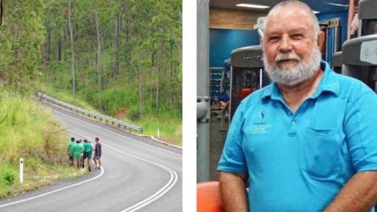 Rod Gear (pictured in a file photo, left) says he saw a man in biker gear casually walking near where Bundaberg man Paul Stevenson vanished almost 10 years ago.