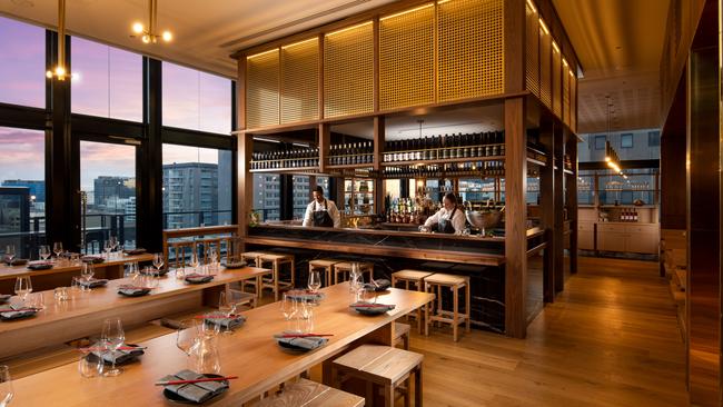 The Koomo Japanese restaurant will be the highest restaurant in Adelaide. Picture: Adam Bruzzone