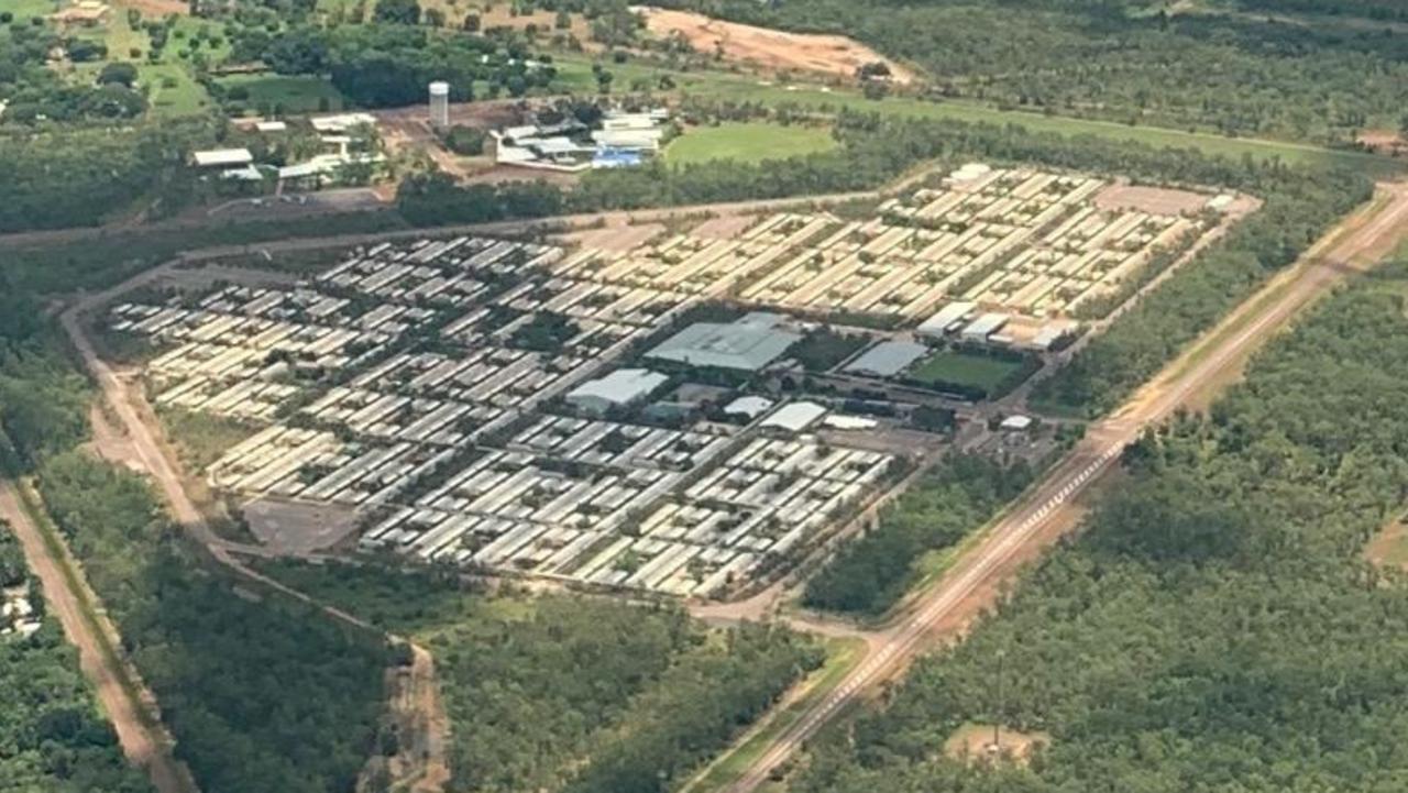 An aerial view of Darwin's Howard Springs Quarantine Facility. Picture: Supplied/ NT Health