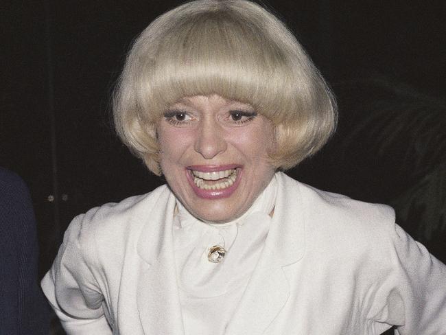 Carol Channing in New York in 1978.  Picture:  AP