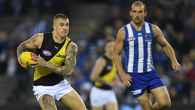 Dustin Martin looms as a match-winner for Richmond against Sydney.