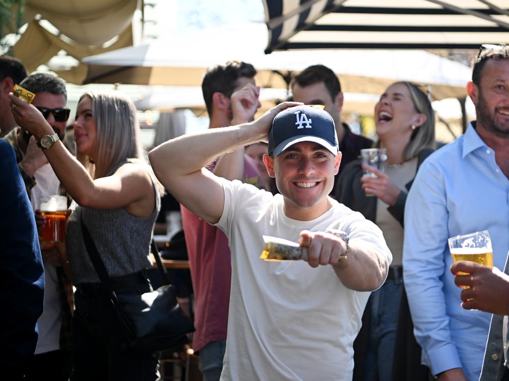 This young man is ready for game! (Photo by Tracey Nearmy/Getty Images)