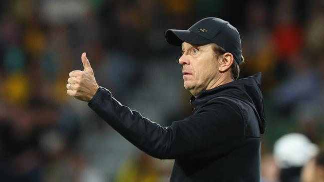 Tony Gustavsson has a tough task settling on his final roster for the Olympics should the Matildas qualify. Picture: James Worsfold/Getty Images