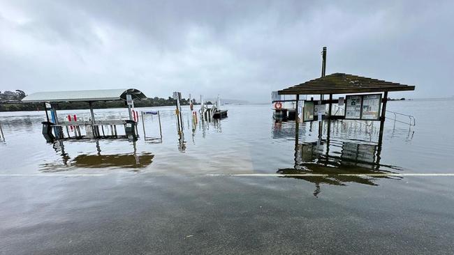 Mallacoota has been battered by heavy rain. Picture: Facebook