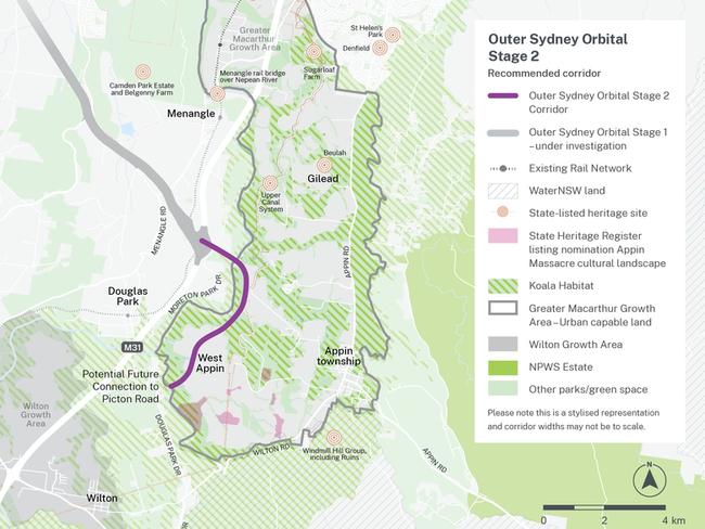 Outer Sydney Orbital Stage 2 plans.