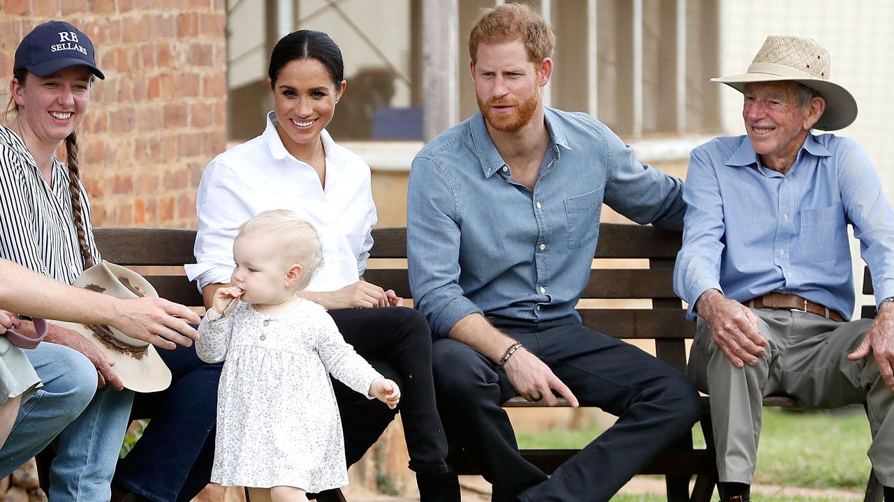 Another baby! The couple chatted to the Woodleys and Meghan even shared her homemade banana bread. Picture: Chris Jackson/Getty Images