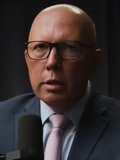 Peter Dutton speaking to Mark Bouris on the Straight Talk podcast. Picture: Mark Bouris/Facebook