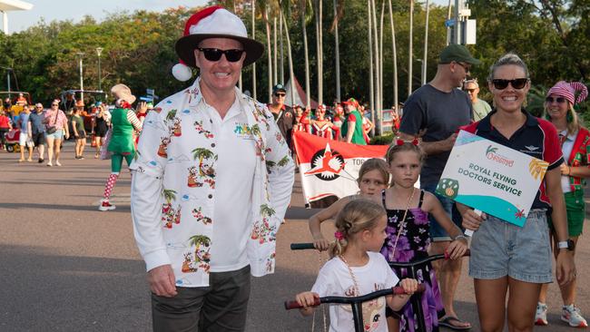 Thousands of Territorians braved the tropical heat for A Very Darwin Christmas Pageant. Picture: Pema Tamang Pakhrin