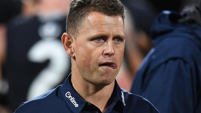 Carlton coach Brendon Bolton is under pressure.