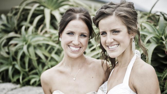 Kate Fitzsimons with her sister Nicole. Picture: Supplied