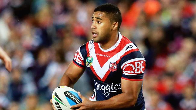 Michael Jennings of the Roosters during the Sydney Roosters v South Sydney Rabbitohs NRL round 26 game at Allianz Stadium, Sydney. pic Mark Evans